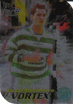 Jackie McNamara Celtic Glasgow 1999 Futera Fans' Selection Vortex #V1